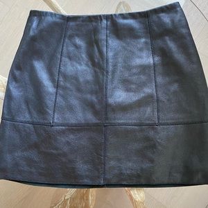 BEBE Leather Mini Skirt -Like New!!!
